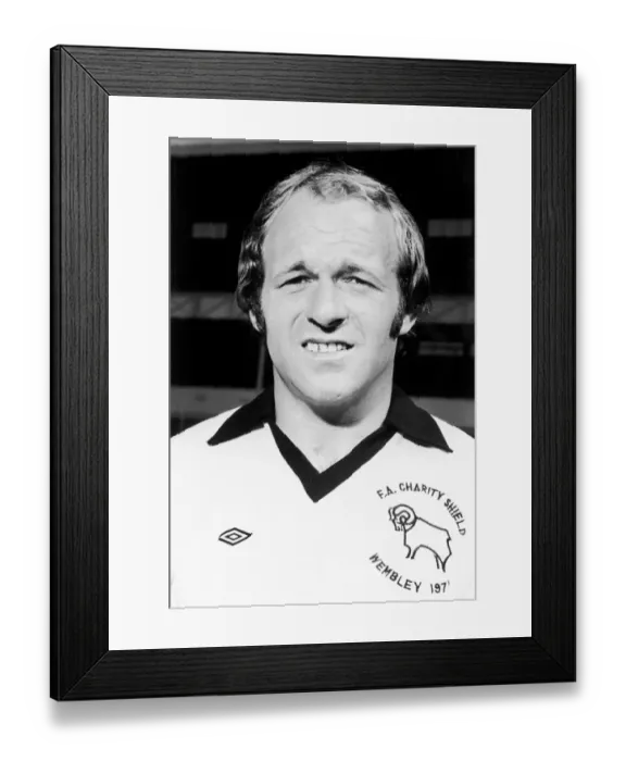 Framed Print : Derby County footballer Archie Gemmill at pre-season photocall. August 1975 Framed Print : Derby County footballer Archie Gemmill at pre-season photocall. August 1975