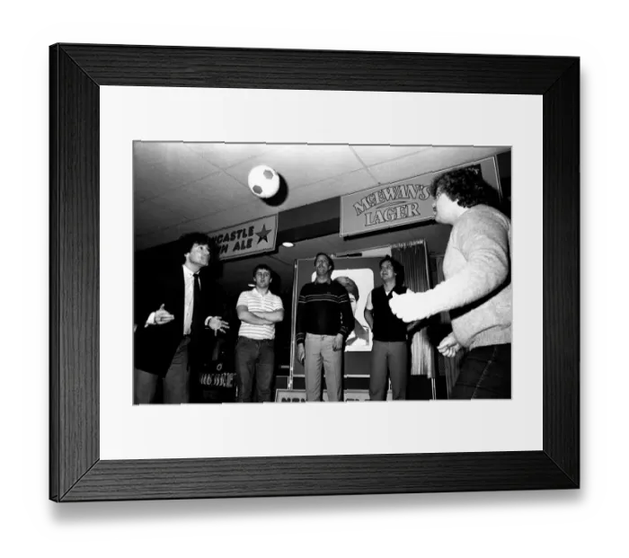 Framed Print : The Kevin Keegan Roadshow at the Heaton RAOB Club in February 1983 Framed Print : The Kevin Keegan Roadshow at the Heaton RAOB Club in February 1983