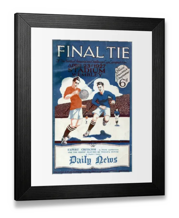 Framed Print : FA Cup Final at Wembley Stadium. Cardiff City 1 v Arsenal 0 Framed Print : FA Cup Final at Wembley Stadium. Cardiff City 1 v Arsenal 0