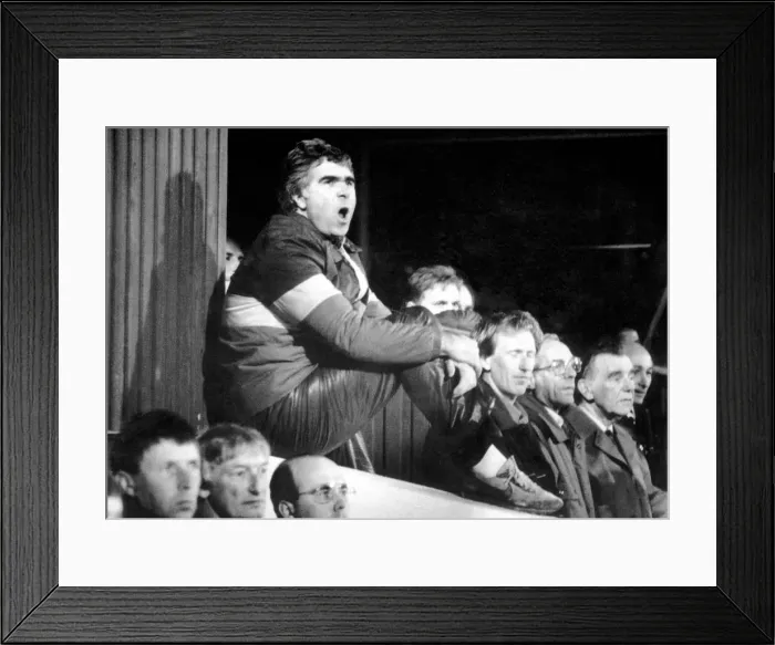Framed Print : Simod Cup Round Three match at Highfield Road. Coventry City 2 v Wimbledon 1