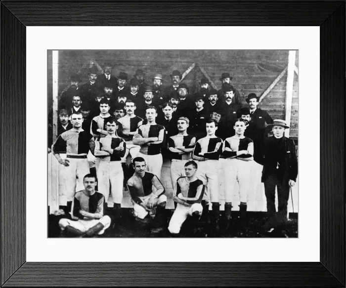 Framed Print : West Bromwich Albion players and officials pictured at the opening of the clubOs Stoney