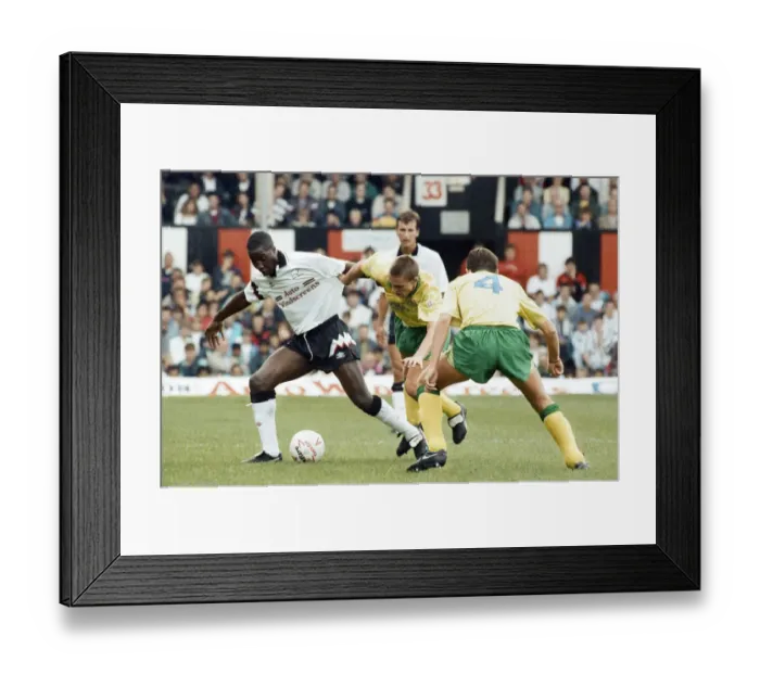 Framed Print : English League Division One match at the Baseball Ground