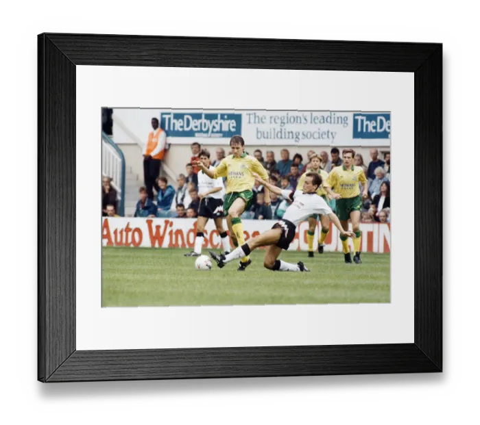 Framed Print : English League Division One match at the Baseball Ground