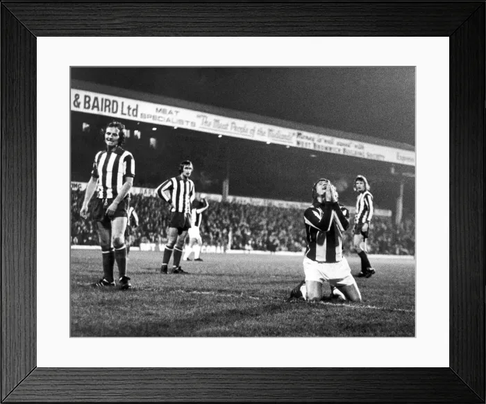 Framed Print : League Cup Third Round match at the Hawthorns. West Bromwich Albion 1 v Exeter 3 Framed Print : League Cup Third Round match at the Hawthorns. West Bromwich Albion 1 v Exeter 3