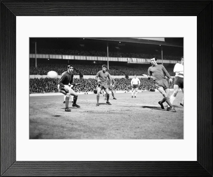 Framed Print : English League Division One match at White Hart Lane. Tottenham Hotspur 0 v West Framed Print : English League Division One match at White Hart Lane. Tottenham Hotspur 0 v West