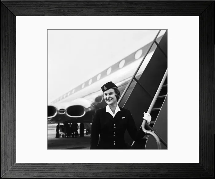 Framed Print : Comet IV record flight from Hong Kong. 14th August 1958