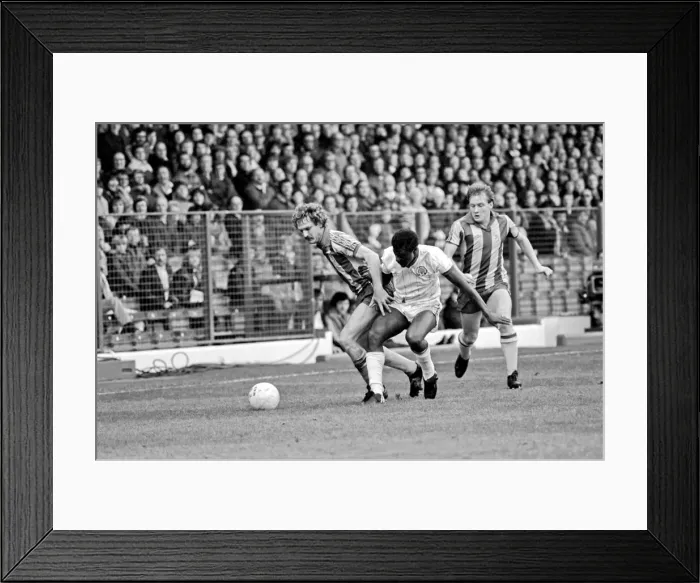 Framed Print : English League Division One match at the Elland Road. Leeds United 3 v West Framed Print : English League Division One match at the Elland Road. Leeds United 3 v West