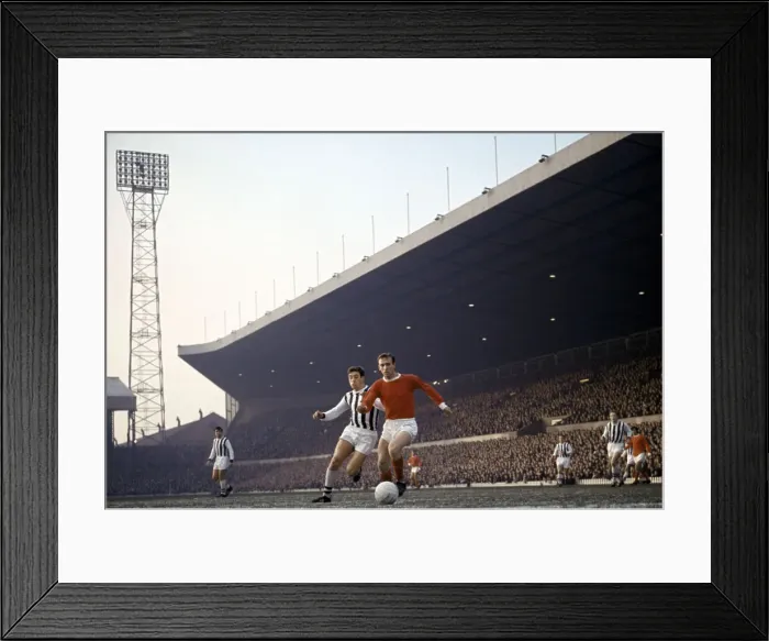 Framed Print : English League Division One match at Old Trafford Manchester United 1 v West Framed Print : English League Division One match at Old Trafford Manchester United 1 v West