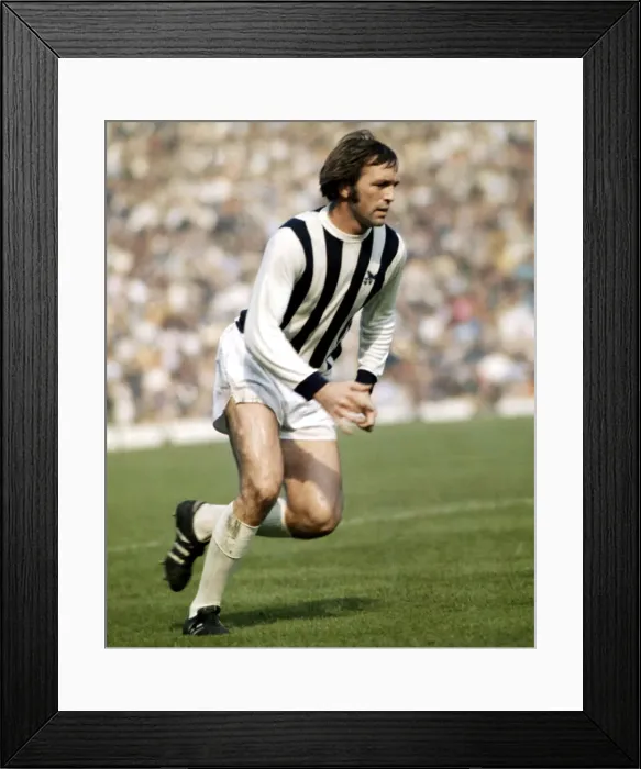 Framed Print : Jeff Astle West Bromwich Albion and England. January 1975 Framed Print : Jeff Astle West Bromwich Albion and England. January 1975