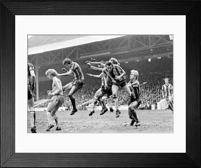 Framed Print : English League Division One match at Maine Road. Manchester City 2 v West Bromwich Framed Print : English League Division One match at Maine Road. Manchester City 2 v West Bromwich