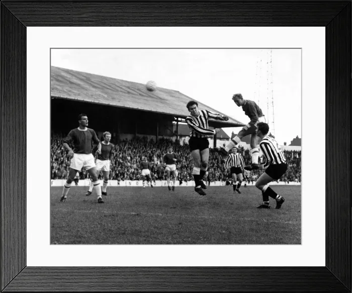Framed Print : English League Division Two match at Ninian Park. Cardiff City 1 v Newcastle United Framed Print : English League Division Two match at Ninian Park. Cardiff City 1 v Newcastle United