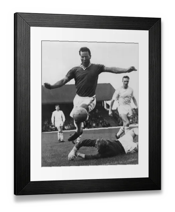 Framed Print : English League Division Two match at Ninian park. Cardiff City 5 v Swansea Town2