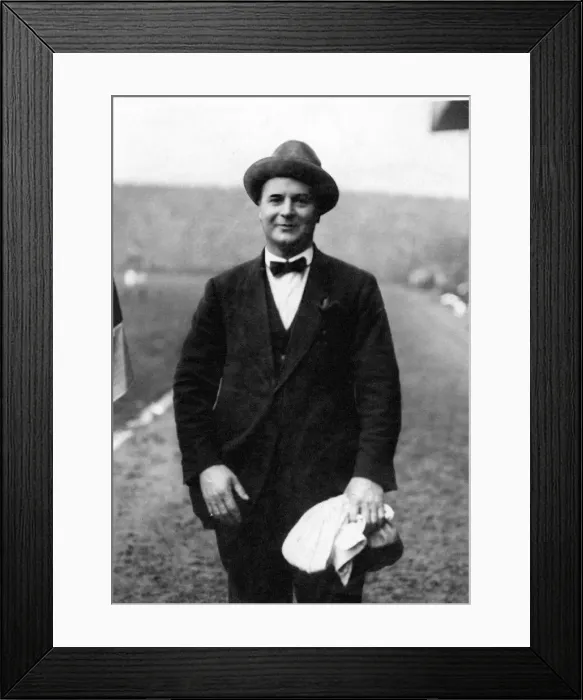 Framed Print : Captain George M. C. Latham, Cardiff City trainer 1911-1922 Framed Print : Captain George M. C. Latham, Cardiff City trainer 1911-1922