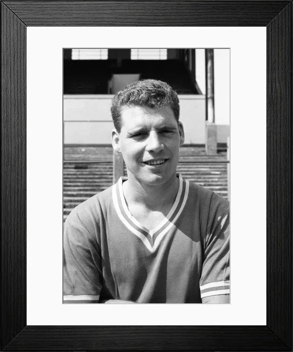 Framed Print : Cardiff City footballer Colin Baker. July 1961
