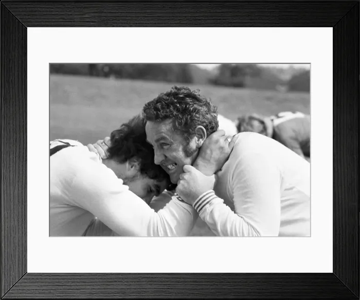 Framed Print : Derby County training session for the new season at Colwick Wood, Nottingham Framed Print : Derby County training session for the new season at Colwick Wood, Nottingham