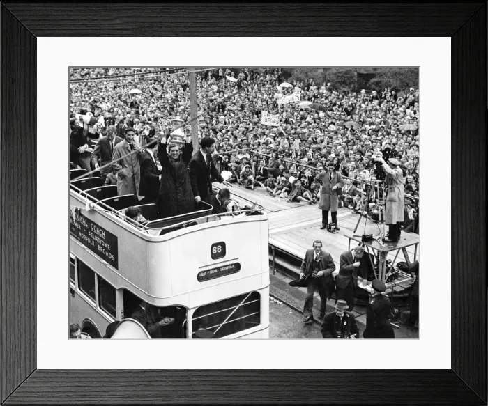 Framed Print : This was the fantastic scene, pictured above, in Tottenham yesterday as the super Spurs Framed Print : This was the fantastic scene, pictured above, in Tottenham yesterday as the super Spurs