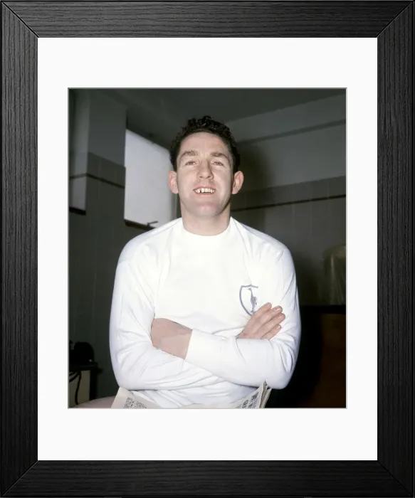 Framed Print : Tottenham Hotspur footballer Dave Mackay March 1964 Framed Print : Tottenham Hotspur footballer Dave Mackay March 1964