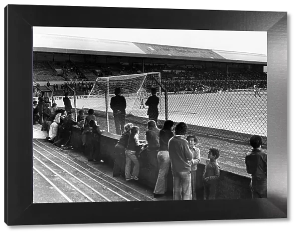 The childrens enclosure at the Grangetown Town end of Ninian park