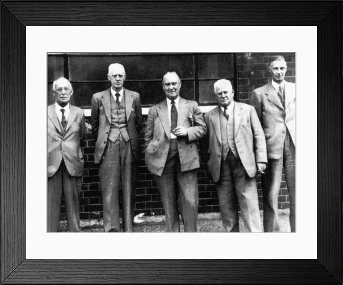 Framed Print : Cardiff City Football Club directors Dr Alex Brownlea, Walter Riden Framed Print : Cardiff City Football Club directors Dr Alex Brownlea, Walter Riden