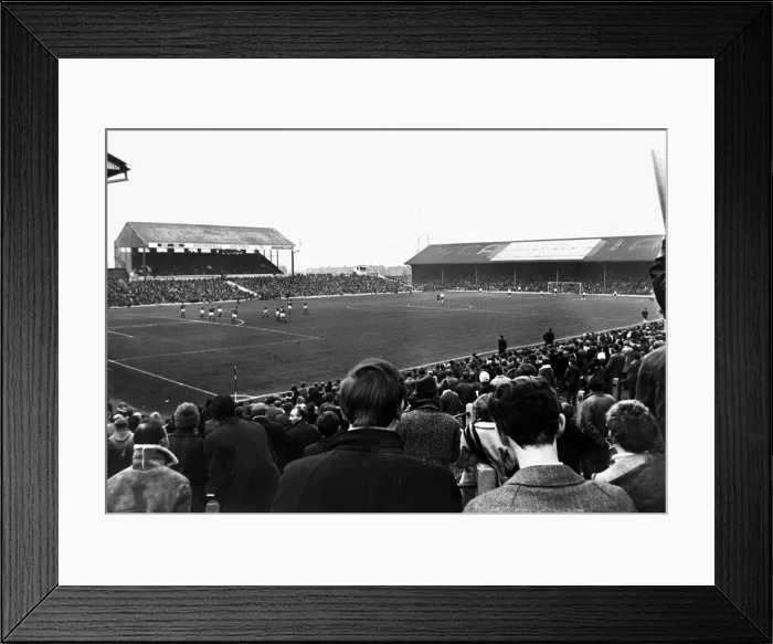 Framed Print : Match day at Ninian Park, home ground of Cardiff City football club Framed Print : Match day at Ninian Park, home ground of Cardiff City football club
