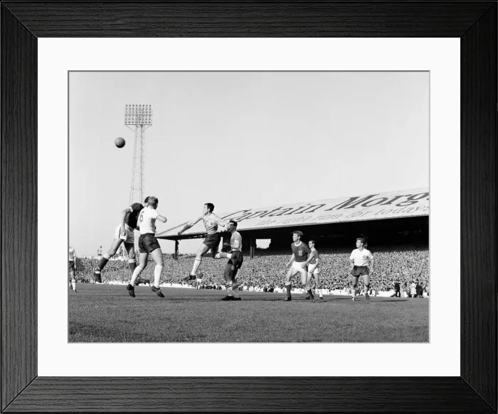 Framed Print : Home Championship match at Ninian Park, Cardiff. Wales 0 v England 4 Framed Print : Home Championship match at Ninian Park, Cardiff. Wales 0 v England 4