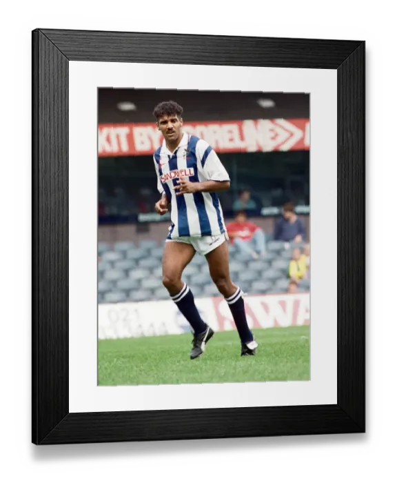 Framed Print : Don Goodman of West Bromwich Albion in action against Chelsea. 10th August 1991 Framed Print : Don Goodman of West Bromwich Albion in action against Chelsea. 10th August 1991
