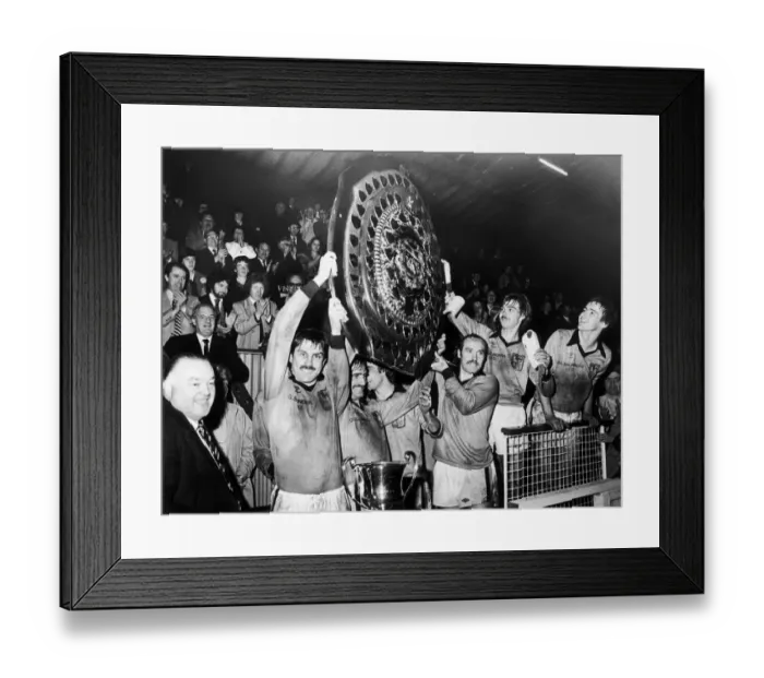 Framed Print : Midland champions Alvechurch football club win the Southern League Championship against Framed Print : Midland champions Alvechurch football club win the Southern League Championship against