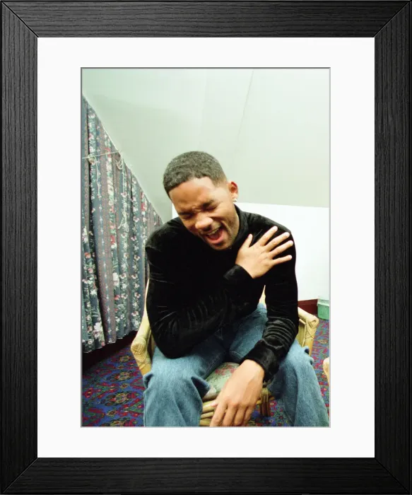 Framed Print : Will Smith, Actor, Singer, 13th December 1998 Framed Print : Will Smith, Actor, Singer, 13th December 1998