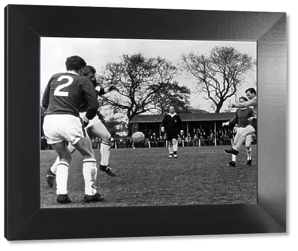 Alvechurch captain Hayden scores his sides second goal. 8th May 1966