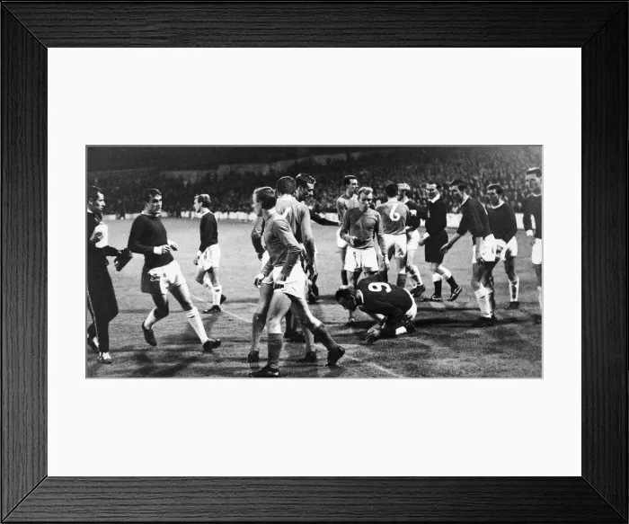 Framed Print : European Cup Winners Cup First Round First Leg match at Ninian park Framed Print : European Cup Winners Cup First Round First Leg match at Ninian park