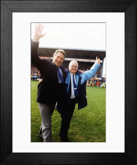 Framed Print : English League Division Three match at the Racecourse Ground Framed Print : English League Division Three match at the Racecourse Ground