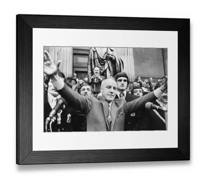 Framed Print : Liverpool manager Bill Shankly pictured on his side Framed Print : Liverpool manager Bill Shankly pictured on his side