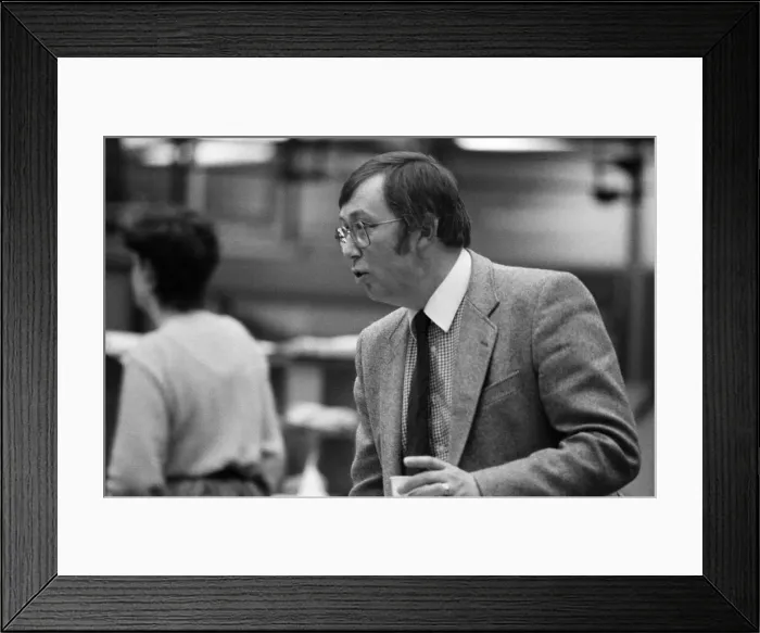 Framed Print : Trevor Roberts, Picture Editor, Birmingham Post and Mail Newspapers, 1983 Framed Print : Trevor Roberts, Picture Editor, Birmingham Post and Mail Newspapers, 1983