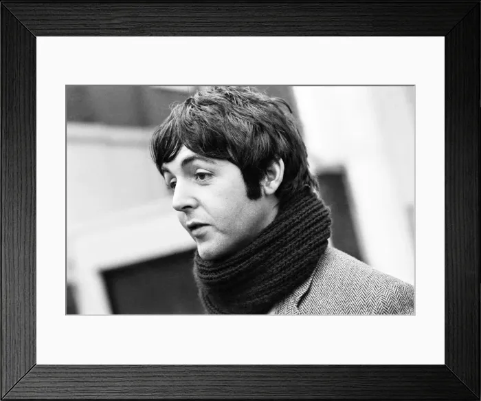 Framed Print : Interview with Paul McCartney of The Beatles - on day after premiere of television film