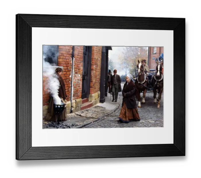 Framed Print : Television Programme The filming of the Catherine Cookson drama Framed Print : Television Programme The filming of the Catherine Cookson drama