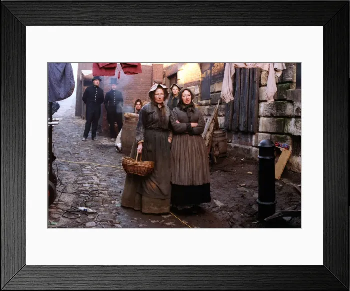 Framed Print : Television Programme The filming of the Catherine Cookson drama The Glass