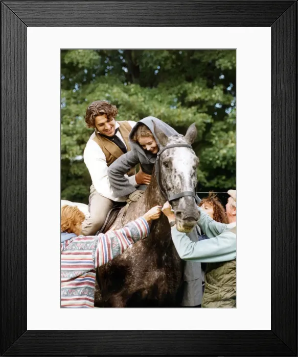 Framed Print : Television Programme The filming of the Catherine Cookson drama The Girl