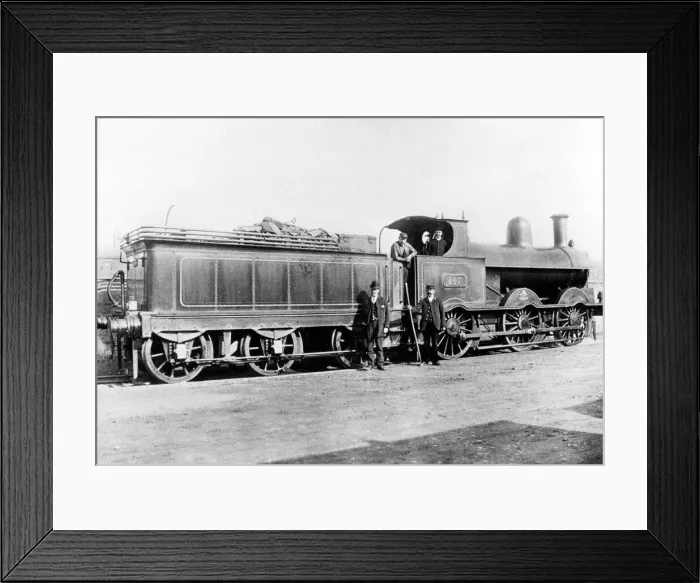 Framed Print : London Northwestern Locomotive 0-6-0 number 147 stationed at Crewe. Circa 1896 Framed Print : London Northwestern Locomotive 0-6-0 number 147 stationed at Crewe. Circa 1896