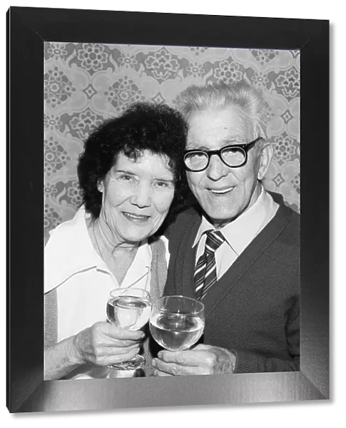 Arthur and Hilda Bates seen here celebrating their Golden wedding Anniversary at their