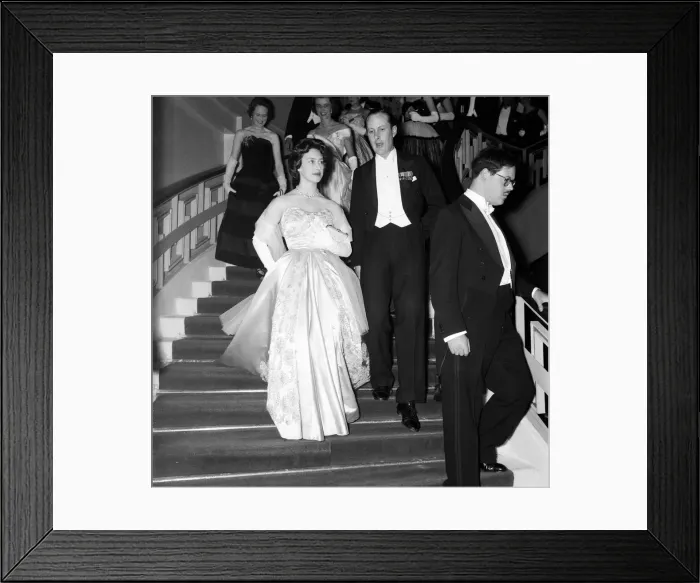 Framed Print : Princess Margaret at the National Hunt Ball, March 1956