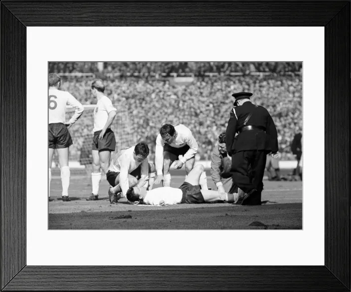 Framed Print : England 2-2 Scotland, 1965 British Home Championship, Wembley Stadium, London Framed Print : England 2-2 Scotland, 1965 British Home Championship, Wembley Stadium, London