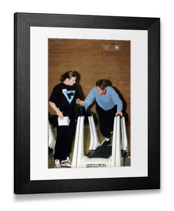 Framed Print : Television Programme Gladiators Entertainment Programme Hundreds of
