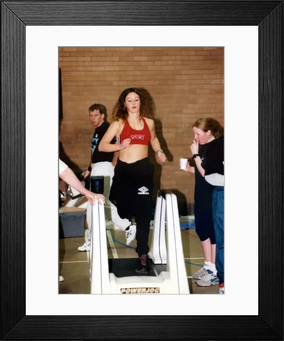 Framed Print : Television Programme Gladiators Entertainment Programme Hundreds of