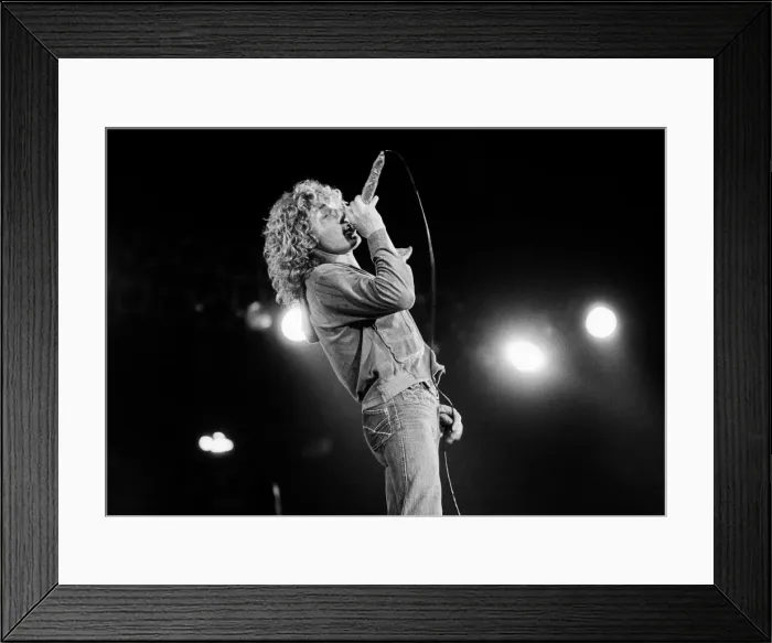 Framed Print : The Who rock group in concert at The Valley, home ground of Charlton Athletic Football Framed Print : The Who rock group in concert at The Valley, home ground of Charlton Athletic Football