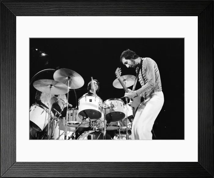 Framed Print : The Who rock group in concert at the Empire Pool, Wembley Framed Print : The Who rock group in concert at the Empire Pool, Wembley