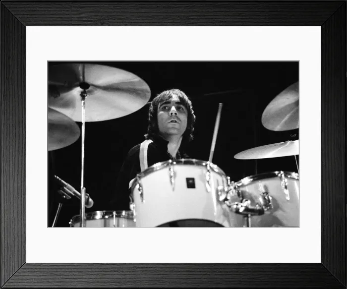 Framed Print : The Who rock group in concert at the Empire Pool, Wembley