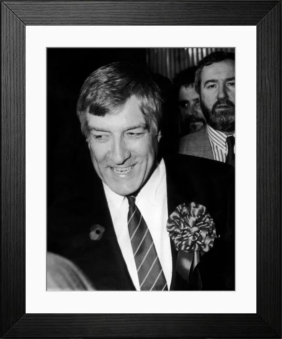 Framed Print : Bob Gillespie may have been defeated, but he still manages a smile. 11th November 1988 Framed Print : Bob Gillespie may have been defeated, but he still manages a smile. 11th November 1988