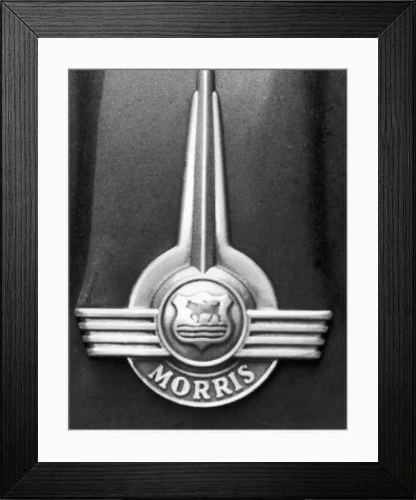 Framed Print : Morris Bonnet badge 7th December 1974 Framed Print : Morris Bonnet badge 7th December 1974