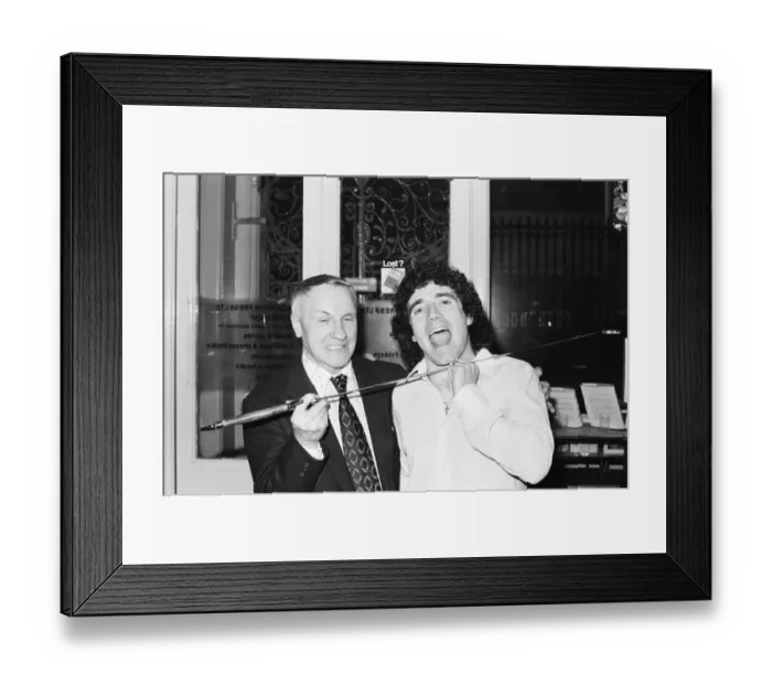 Framed Print : Former Liverpool manager Bill Shankly with England international footballer Kevin Keegan Framed Print : Former Liverpool manager Bill Shankly with England international footballer Kevin Keegan