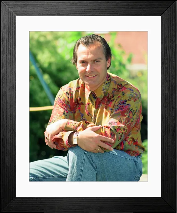 Framed Print : Comedian Denny Hodge who is hoping his routine on Granda TVs Framed Print : Comedian Denny Hodge who is hoping his routine on Granda TVs